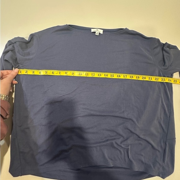 Urban Daizy Navy Blue Long Sleeve Cropped Top Size Medium - Picture 4 of 5